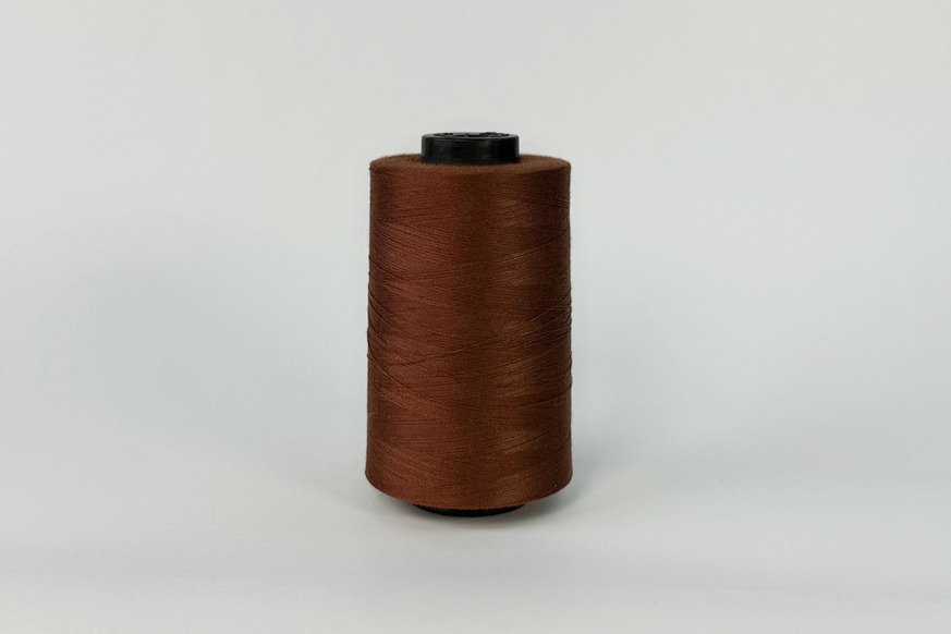 Нитки швейні №28/2 Barva армовані поліестер 100% бордовий коричневий світлий 2500 м 7018