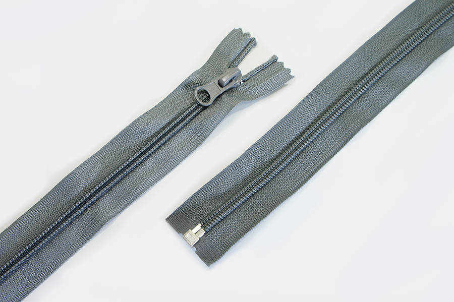 Блискавка MH Тип 5, 1 замок сірий темний 75 см