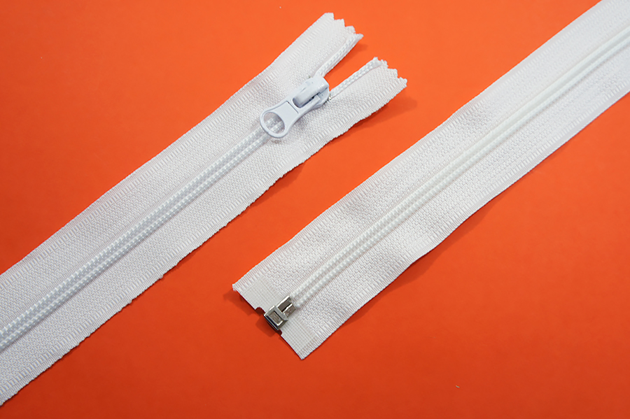 Блискавка MH Тип 5, 1 замок білий 75 см 5NOE-075-0002-0501