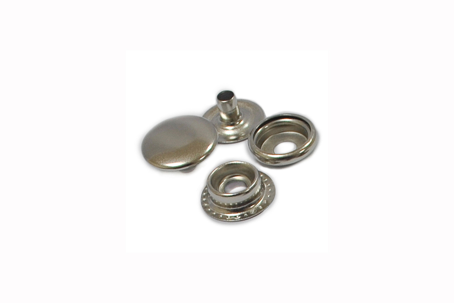 Кнопка 15 мм SYS 61 неірж. NS New Star пробивна, нержавіюча нікель