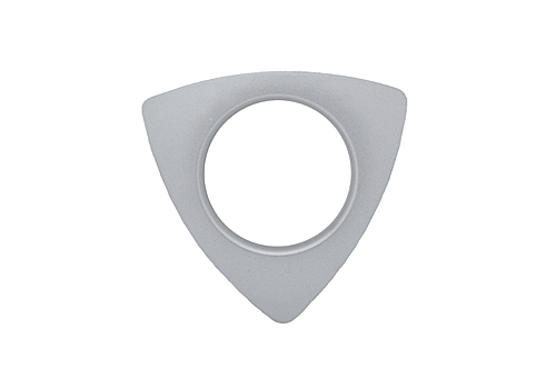 Люверс 35 мм Beladonna Трикутник срібло матове