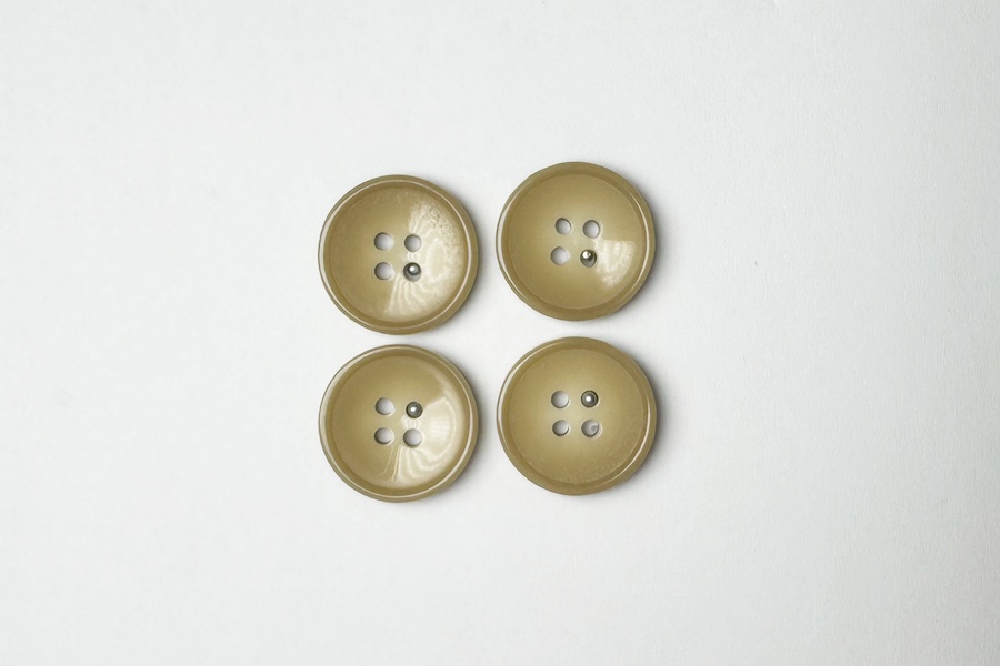 Гудзик 20 мм Mertbutton 4 отвори класичний полиновий