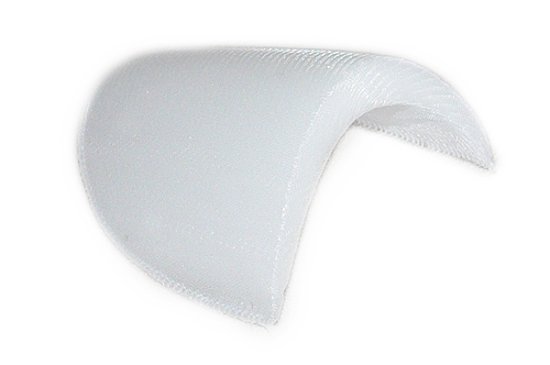 Підплечник 20 мм прямий обшитий білий