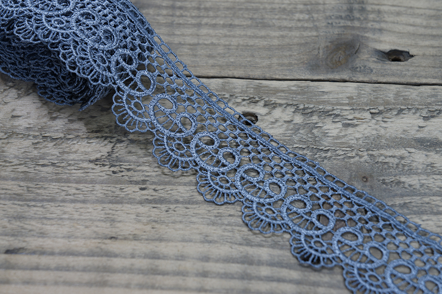 Мереживо гіпюр 45 мм SinemBro сірий 4G4099-45-1253