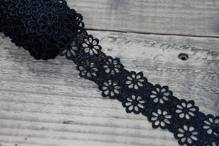 Мереживо гіпюр 45 мм SinemBro чорний 4G4092-45-000