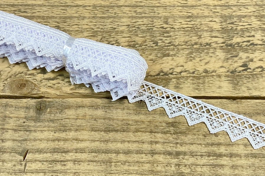 Мереживо гіпюр 20 мм SinemBro білий