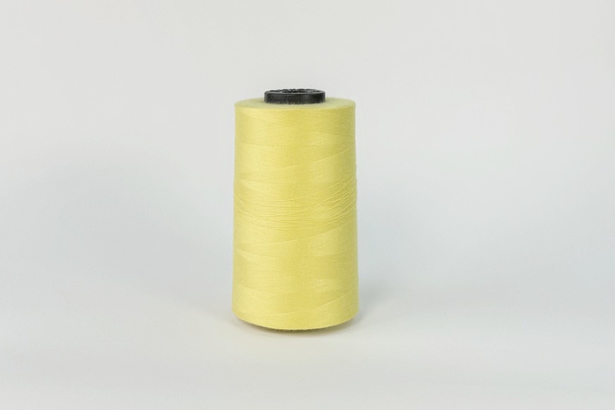 Нитки швейні №40/2 Barva штапельні поліестер 100% жовтий лимонний 5000 м 3001