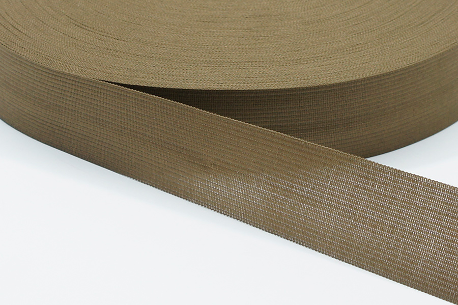 Тасьма 32 мм в'язана койот