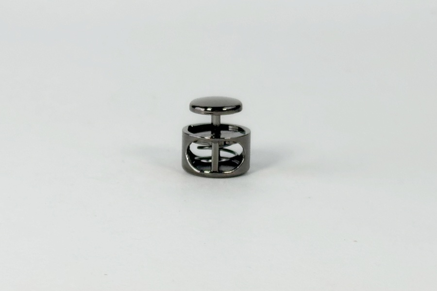 Фіксатор для шнура СТ732 (метал) MH нікель чорний 17,7х16 мм