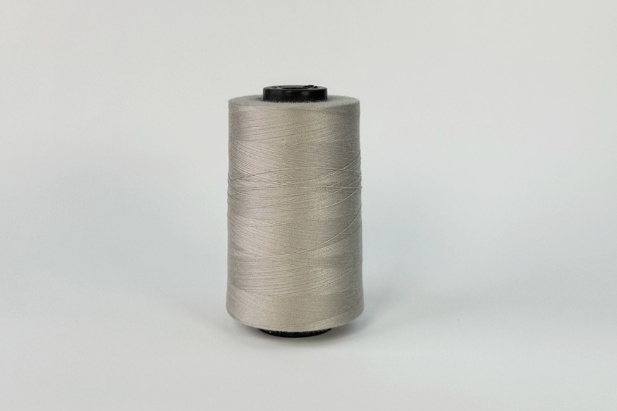 Нитки швейні №40/2 Barva штапельні поліестер 100% бежевий сірий світлий 5000 м 7001