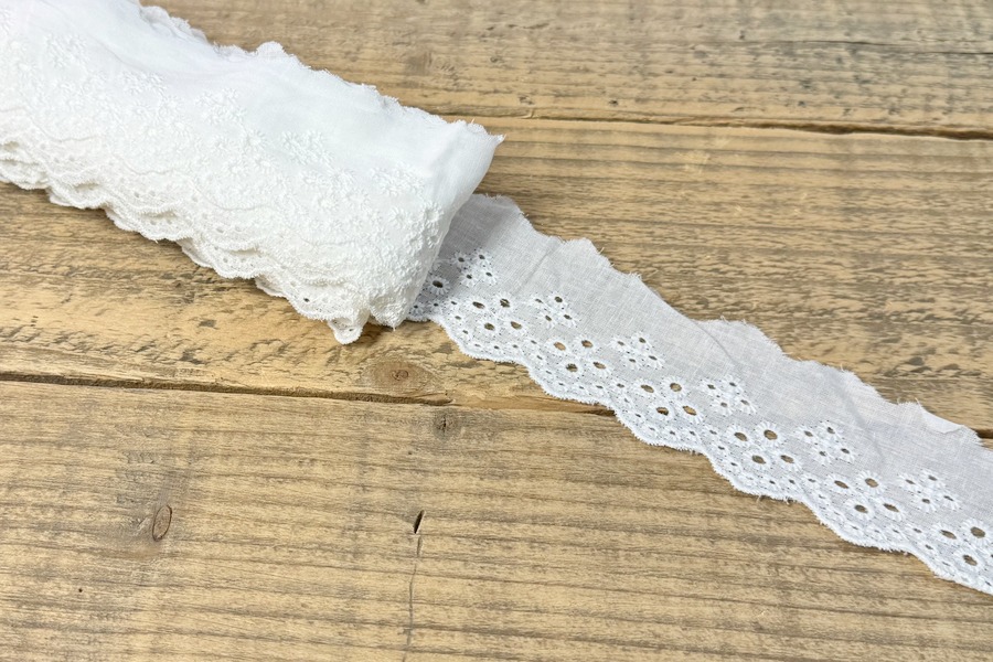 Прошва бавовна 55 мм MH прошва білий 6322-0706-white