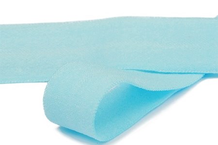 Бейка 15 мм матова, еластична блакитний світлий