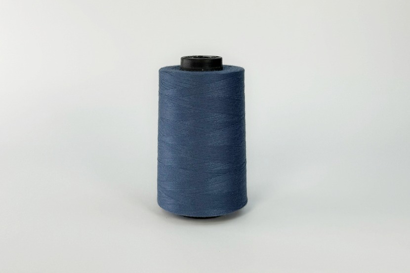 Нитки швейні №40/2 Barva штапельні поліестер 100% синій сірий 5000 м