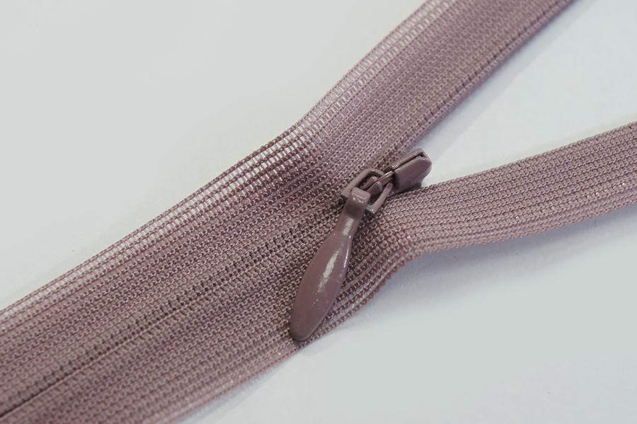 Блискавка YKK Тип 2 рожевий сірий темний 60 см