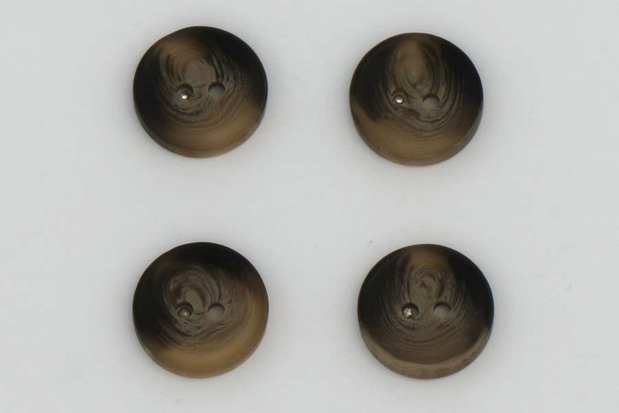 Гудзик 18 мм Mertbutton 2 отвори класичний шоколадний