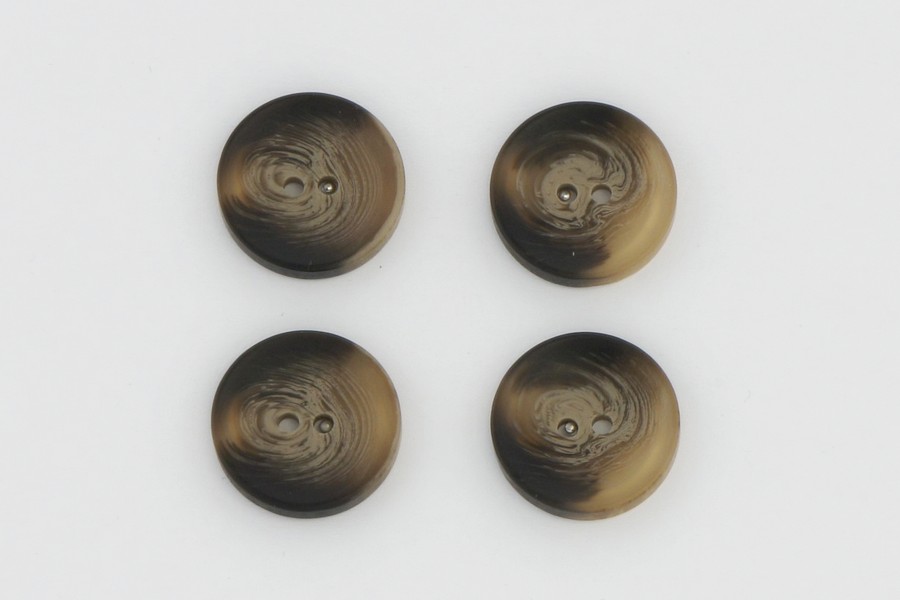 Гудзик 23 мм Mertbutton 2 отвори класичний шоколадний