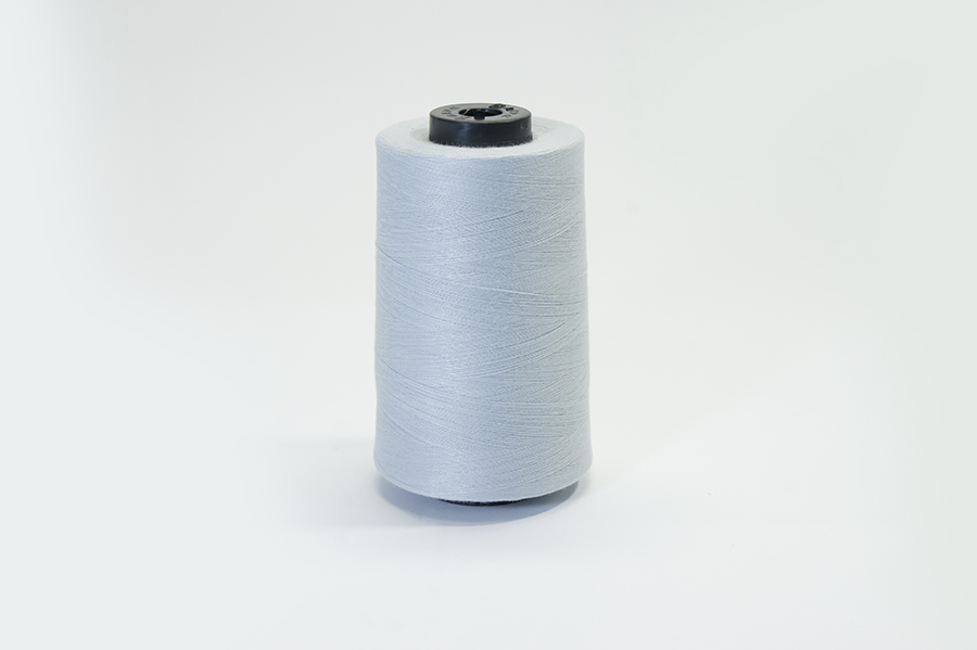 Нитки швейні №40/2 Barva штапельні поліестер 100% сірий блакитний 5000 м 5018-40/2-5000