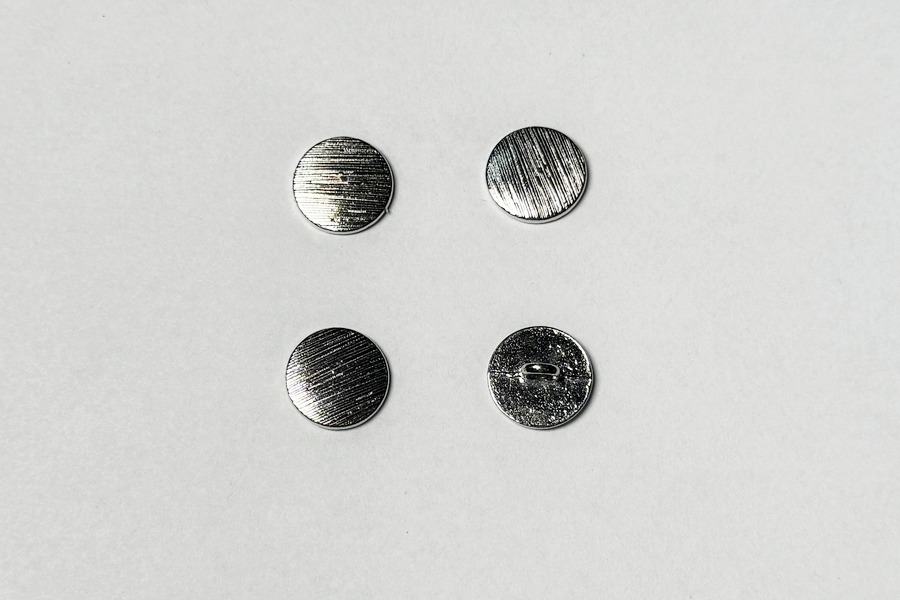 Гудзик на ніжці 15 мм Mertbutton нікель UTS-61