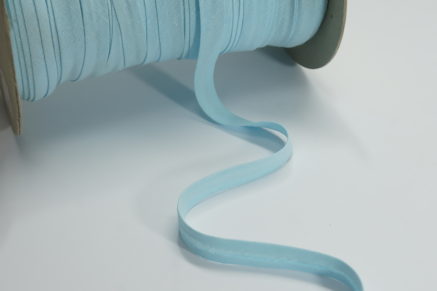 Бейка 12 мм матова, підвернута бірюзовий світлий