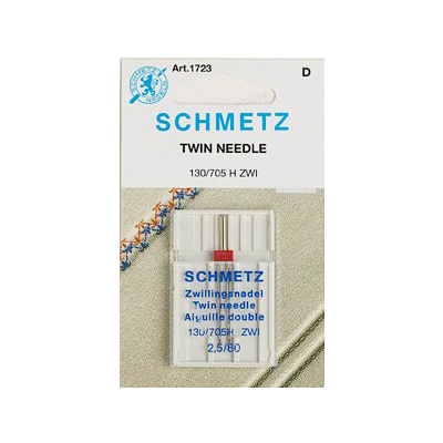 Голка подвійна універсальна №80 (2,5 мм) SCHMETZ подвійна голка