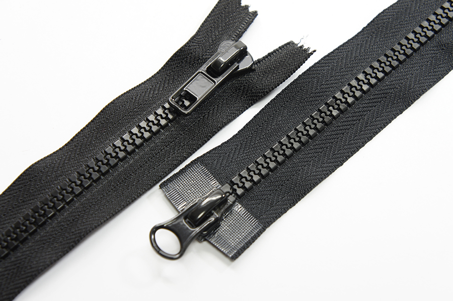 Блискавка Тип 8, 2 замка чорний 110 см