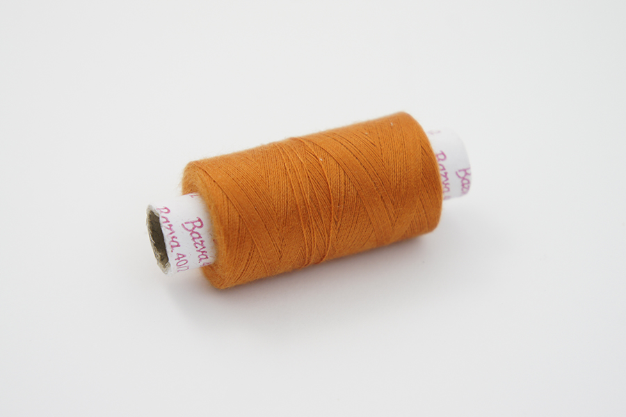 Нитки швейні №40/2 Barva поліестер 100% оранжевий рудий 250 м 6032