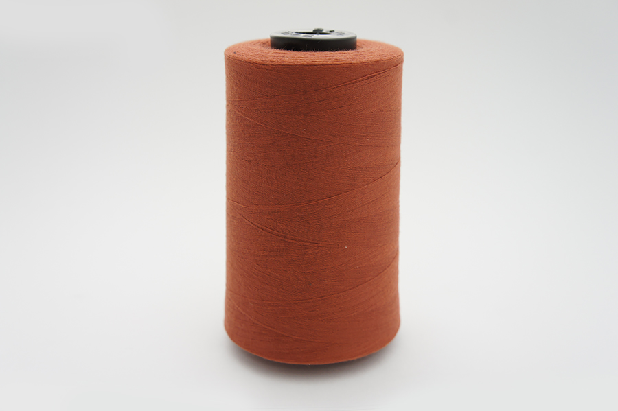 Нитки швейні №40/2 Barva штапельні поліестер 100% теракотовий брудний 5000 м 6038