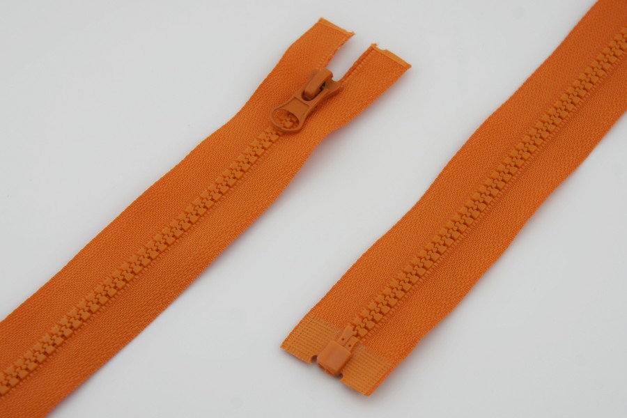 Блискавка MH Тип 5, 1 замок оранжевий рудий 75 см 5POE-075-1015-0523