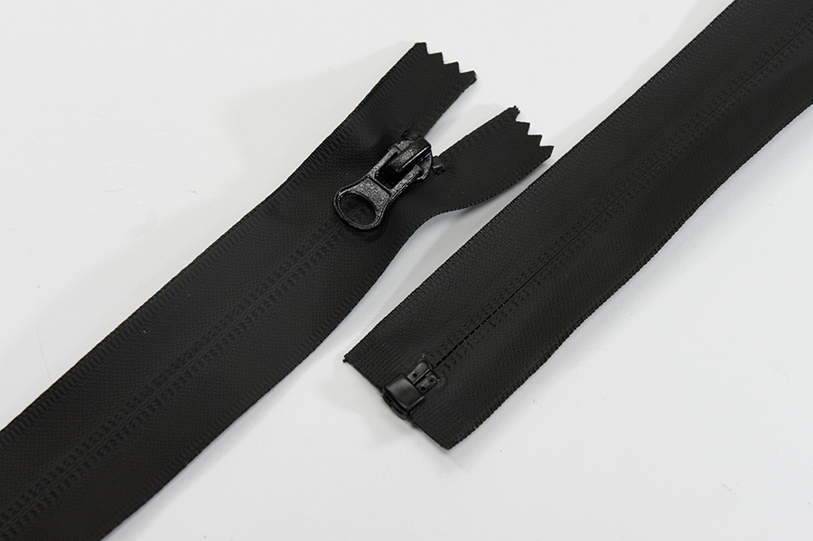 Блискавка MH Тип 7, 1 замок, вологостійка чорний 85 см