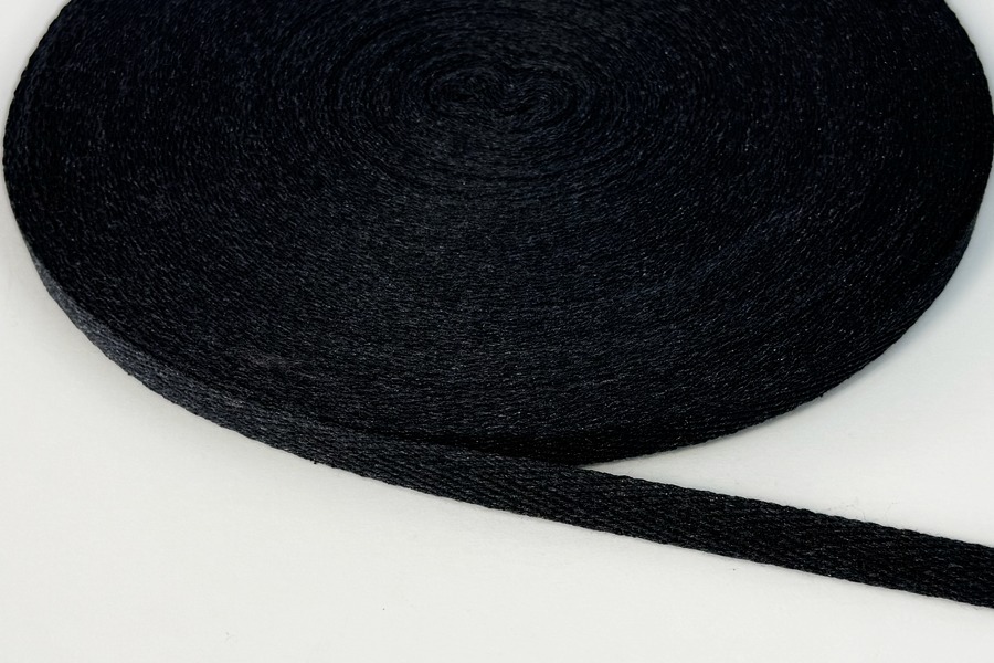 Стрічка кіперна 10 мм сірий темний