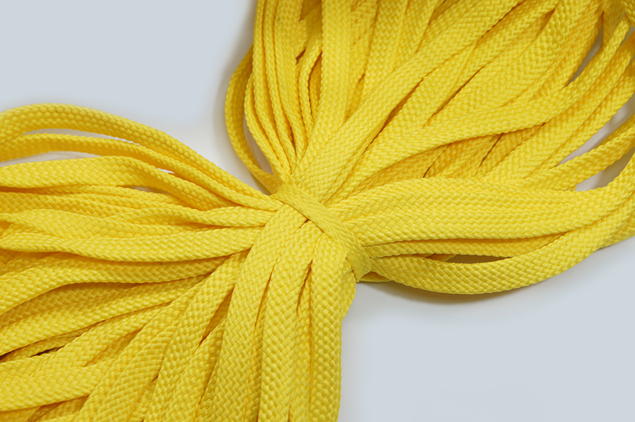 Шнур 9.0 мм для взуття 7-859 Лента жовтий
