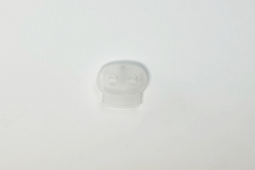 Фіксатор для шнура 23х22 мм MH подвійний прозорий