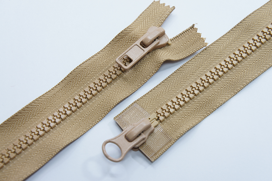 Блискавка Тип 8, 2 замка бежевий золотистий 110 см