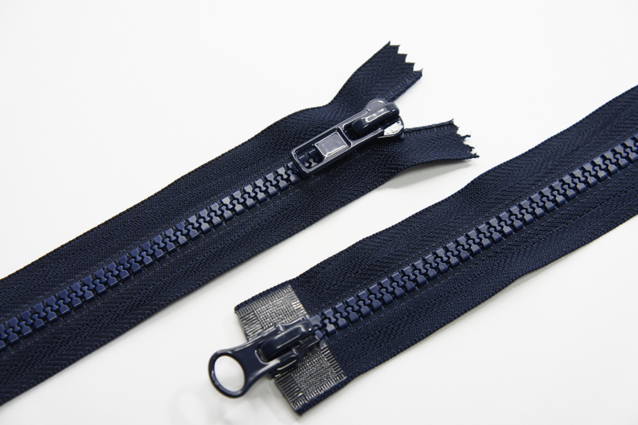 Блискавка Тип 8, 2 замка синій темний 80 см