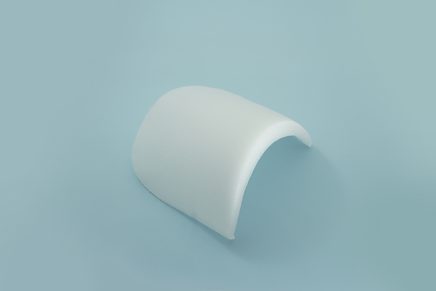 Підплечник 12 мм прямий обшитий білий