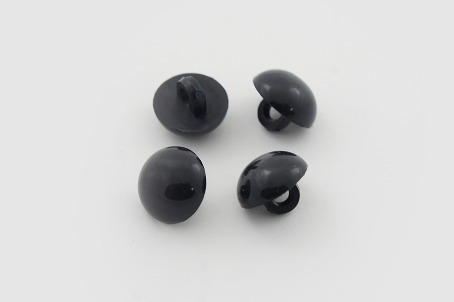 Гудзик на ніжці 10 мм Mertbutton однотонний синій темний