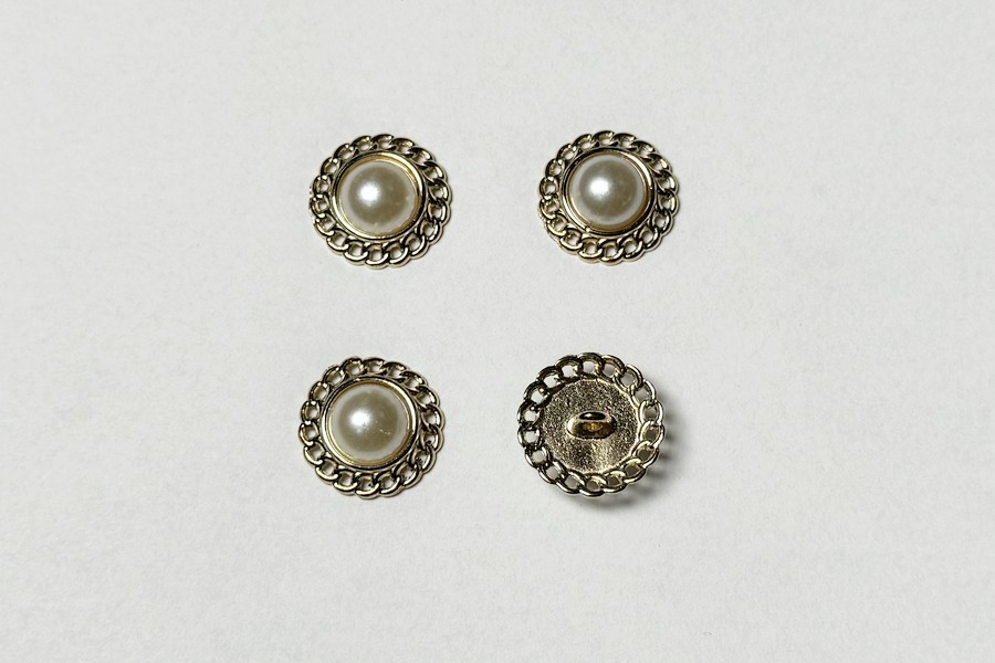 Гудзик на ніжці 18 мм Mertbutton золото UTS-63