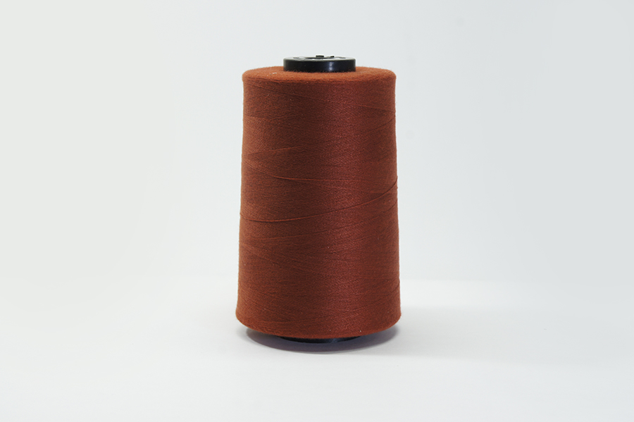 Нитки швейні №40/2 Barva штапельні поліестер 100% теракотовий рудий 5000 м 6049