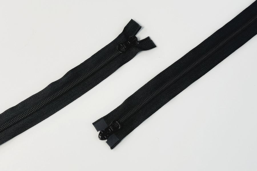 Блискавка YKK Тип 5, 2 замка чорний 100 см CIFMR-100-580-DA8LHD-DAG8