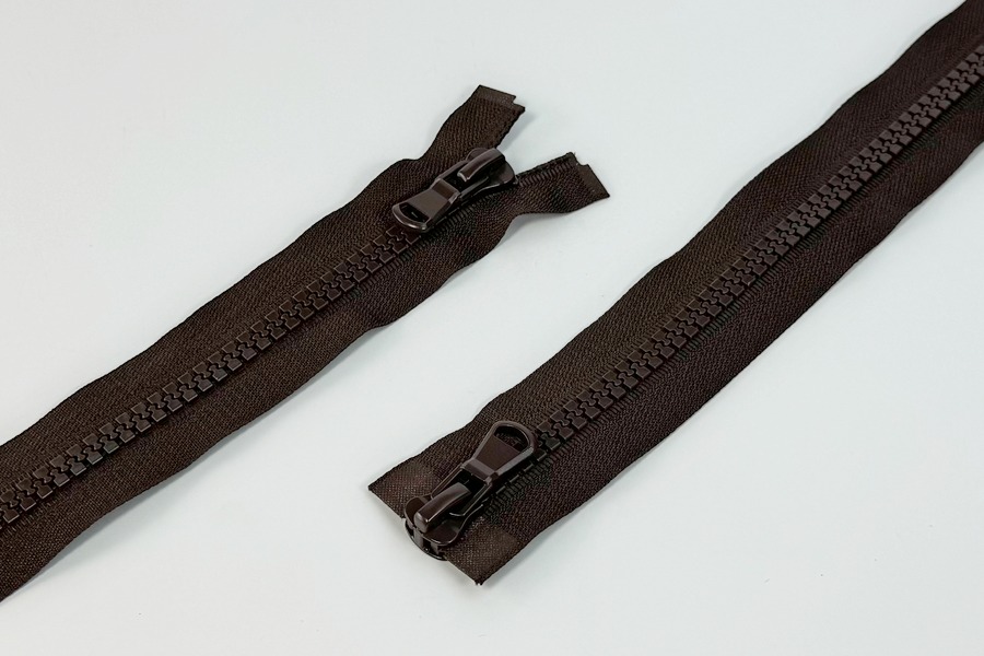 Блискавка MH Тип 10 шоколадний 80 см