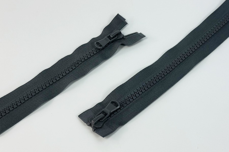 Блискавка MH Тип 10 блакитний сірий 75 см