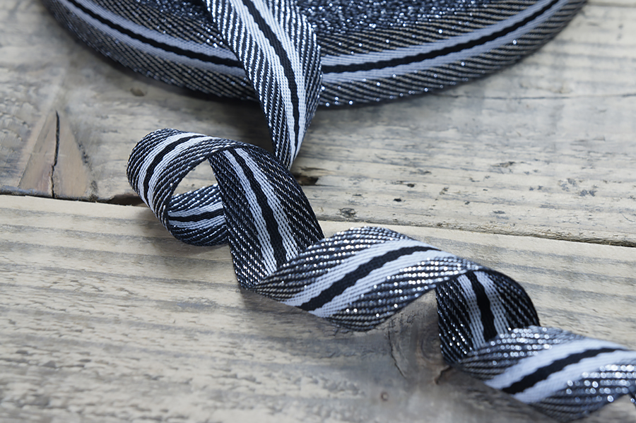 Тасьма 30 мм MH срібло