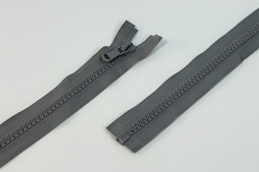 Блискавка MH Тип 10 сірий 70 см