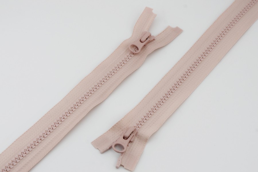 Блискавка YKK Тип 5, 2 замка рожевий світлий 75 см