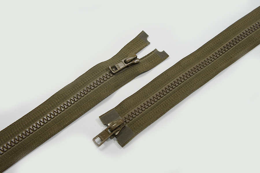 Блискавка YKK Тип 5, 2 замка хакі 90 см