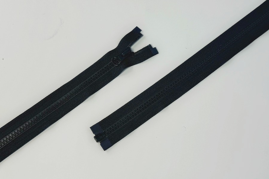 Блискавка YKK Тип 5, 1 замок сірий темний 70 см VSOR-70-156-DA8LHD