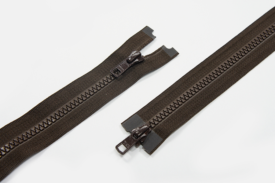 Блискавка YKK Тип 5, 2 замка коричневий темний 110 см VIMR-110-141-DA86/DA86