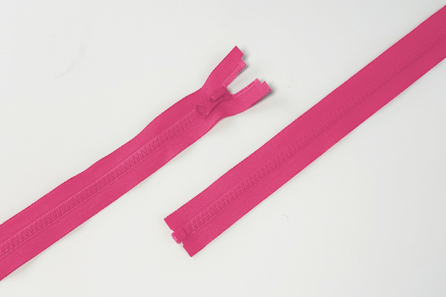 Блискавка YKK Тип 5, 1 замок фуксія 50 см