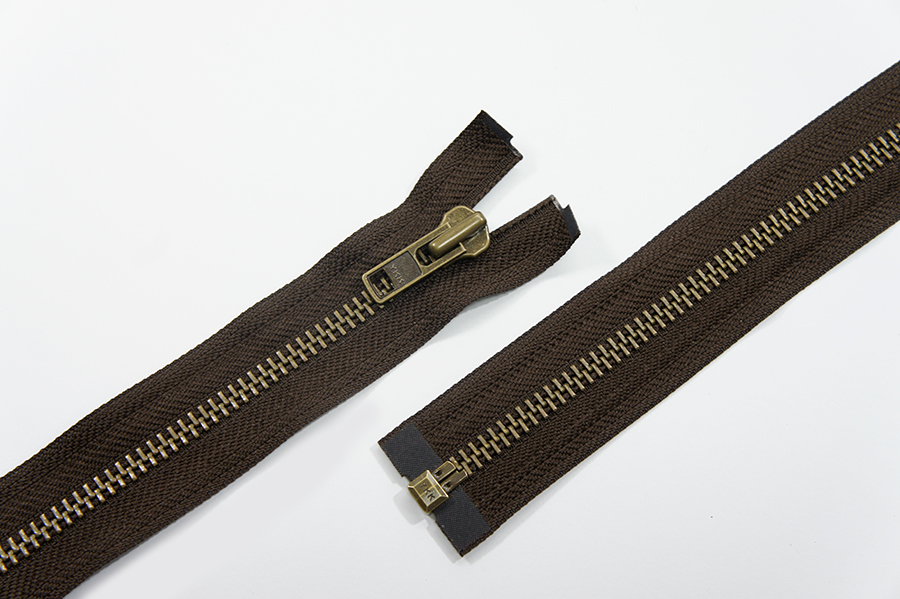 Блискавка YKK Тип 8, 1 замок коричневий темний 80 см RGMKBOR-80-141-DAD