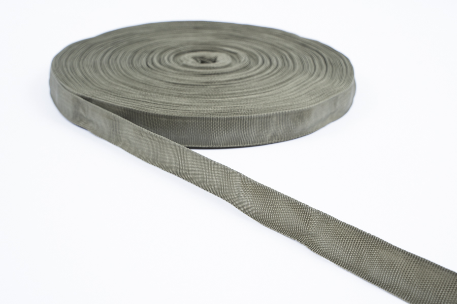 Стрічка прикладна 23 мм болотний темний